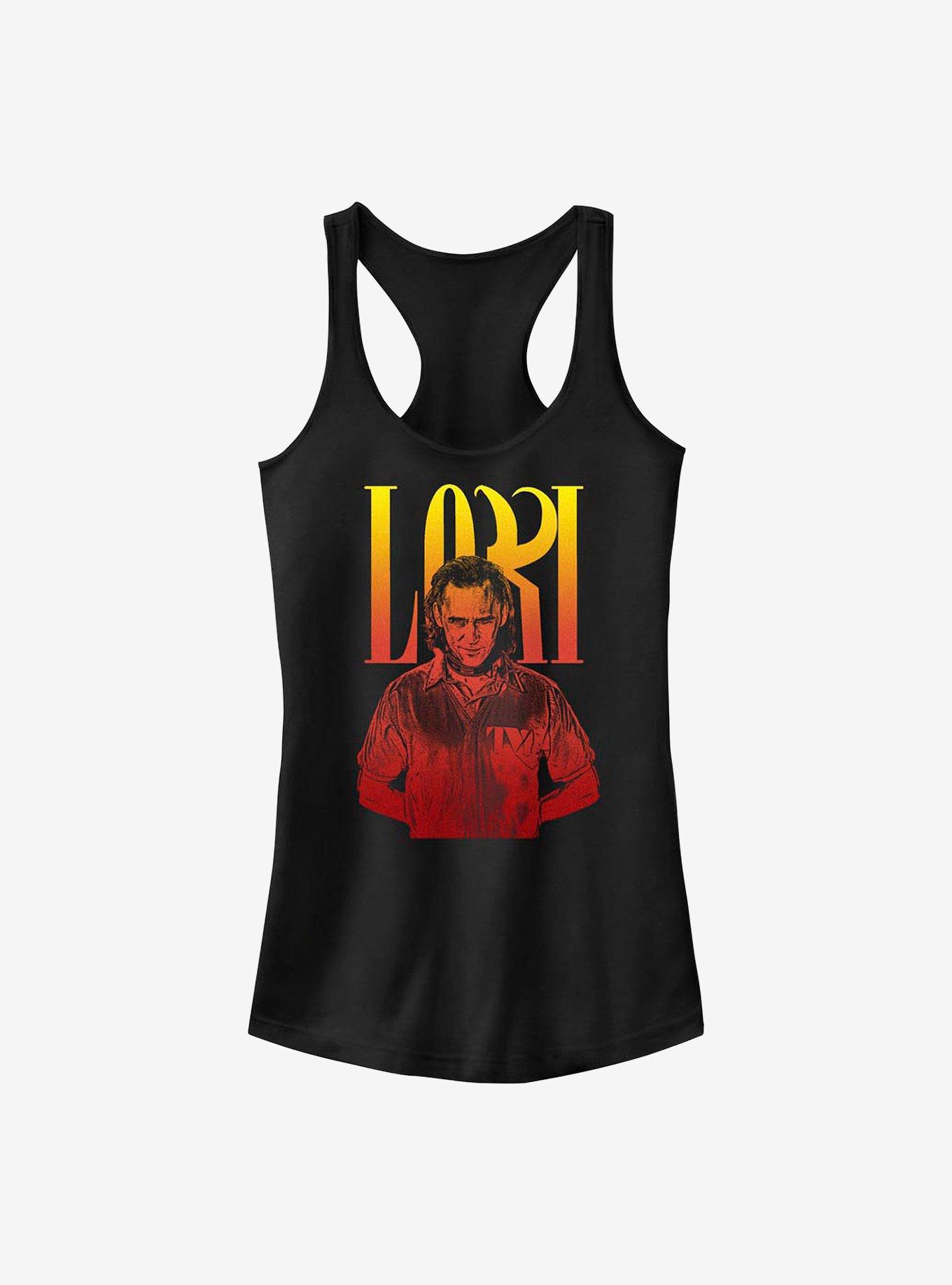Marvel Loki Fierce Title Pose Girls Tank, BLACK, hi-res