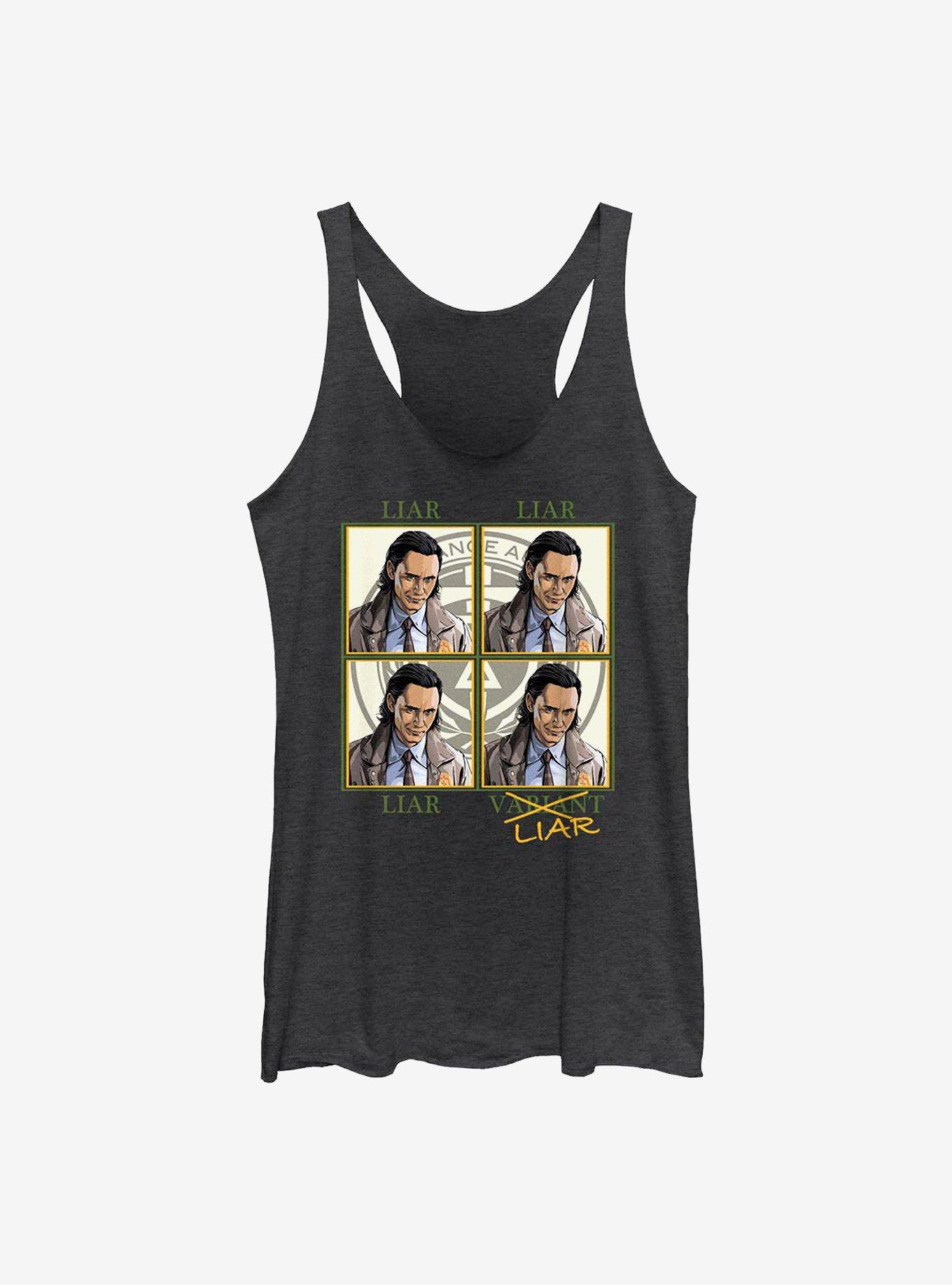 Marvel Loki Liar Or Variant Girls Tank, BLK HTR, hi-res