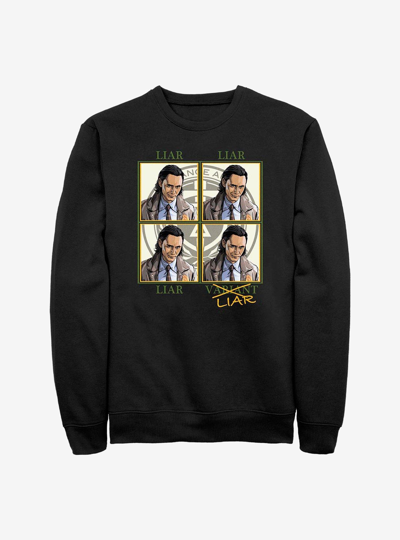 Marvel Loki Liar Or Variant Crew Sweatshirt