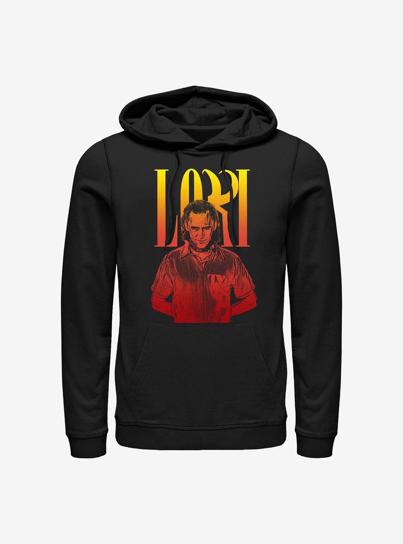 Marvel Loki Fierce Title Pose Hoodie, BLACK, hi-res