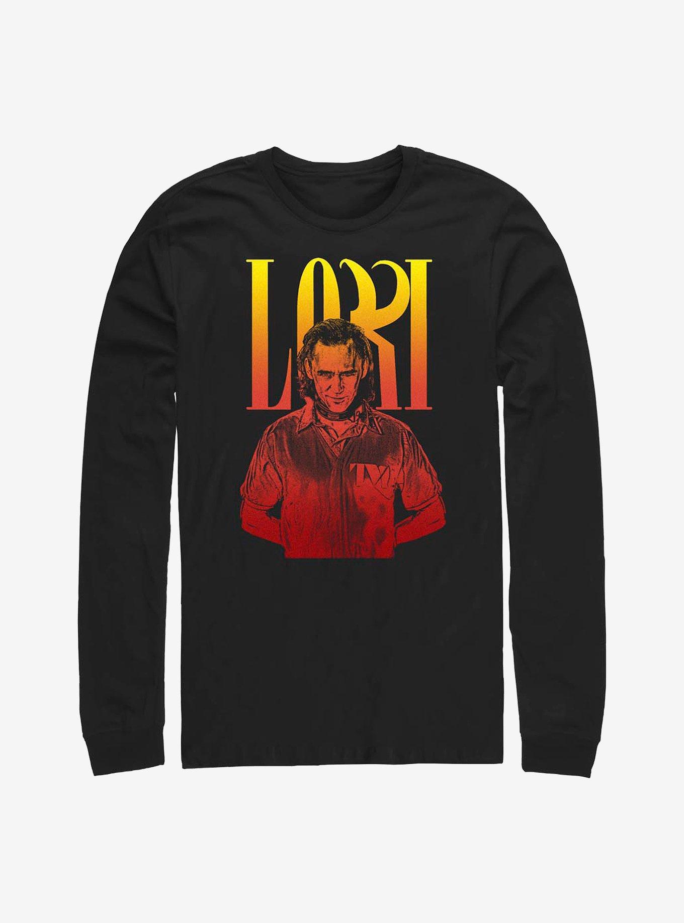 Marvel Loki Fierce Title Pose Long-Sleeve T-Shirt, BLACK, hi-res