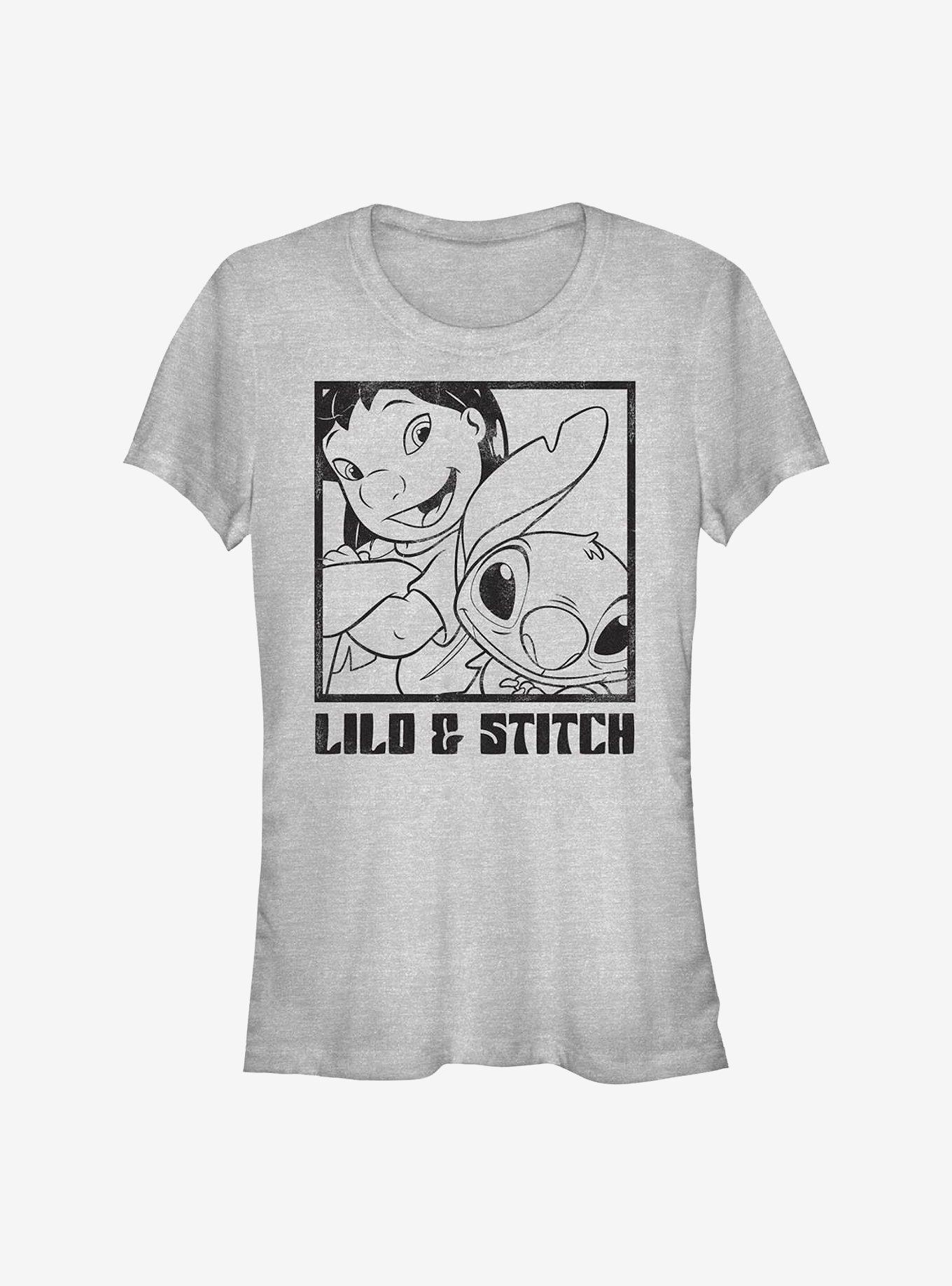 Disney Lilo & Stitch Snap Girls T-Shirt, ATH HTR, hi-res