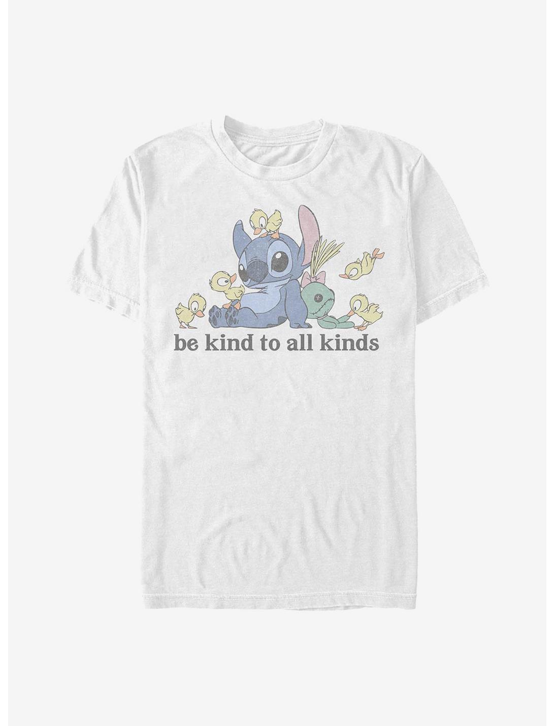 Disney Lilo & Stitch Be Kind To All Kinds T-Shirt, WHITE, hi-res