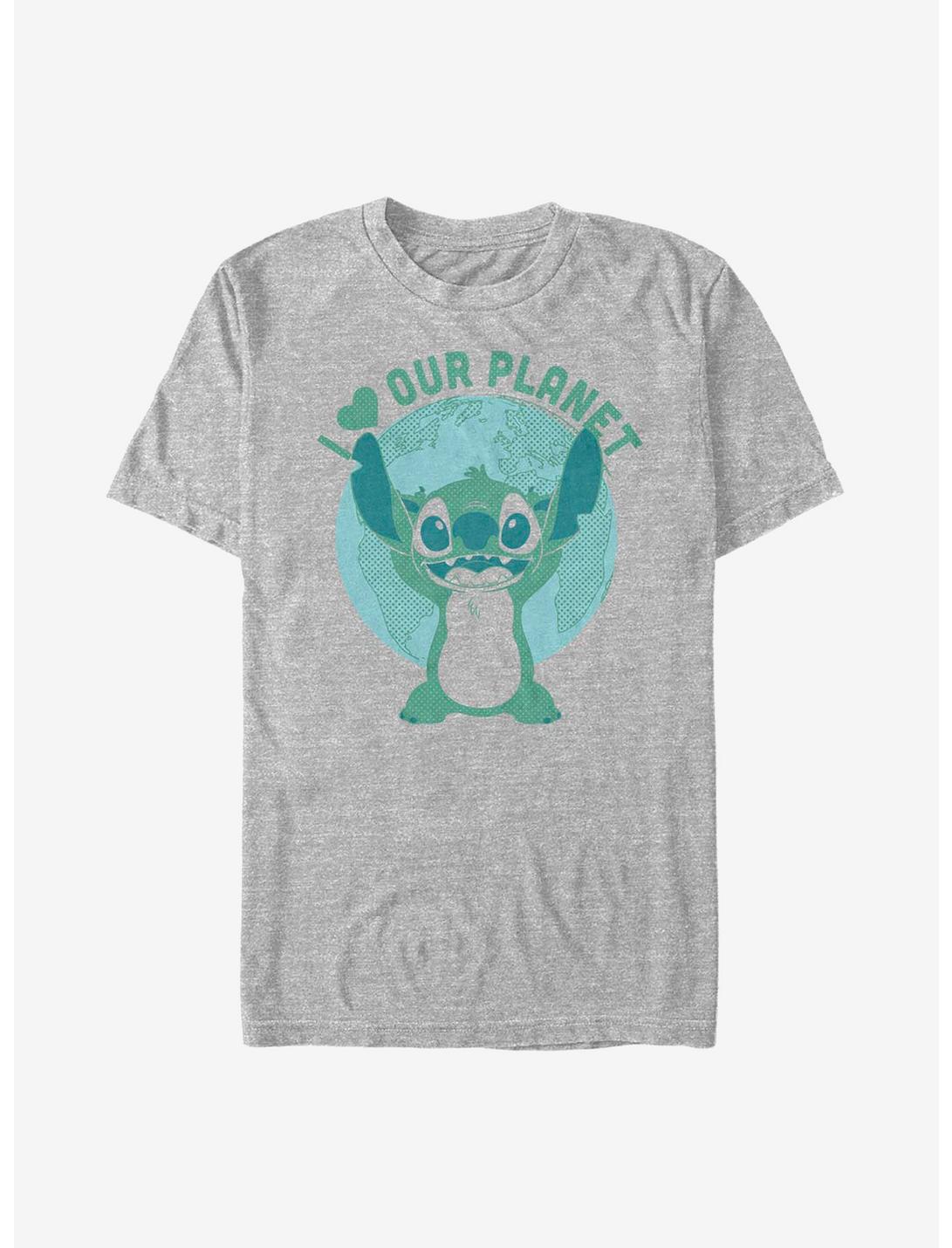 Disney Lilo & Stitch I Heart Our Planet T-Shirt, ATH HTR, hi-res