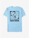 Disney Lilo & Stitch Snap T-Shirt, LT BLUE, hi-res