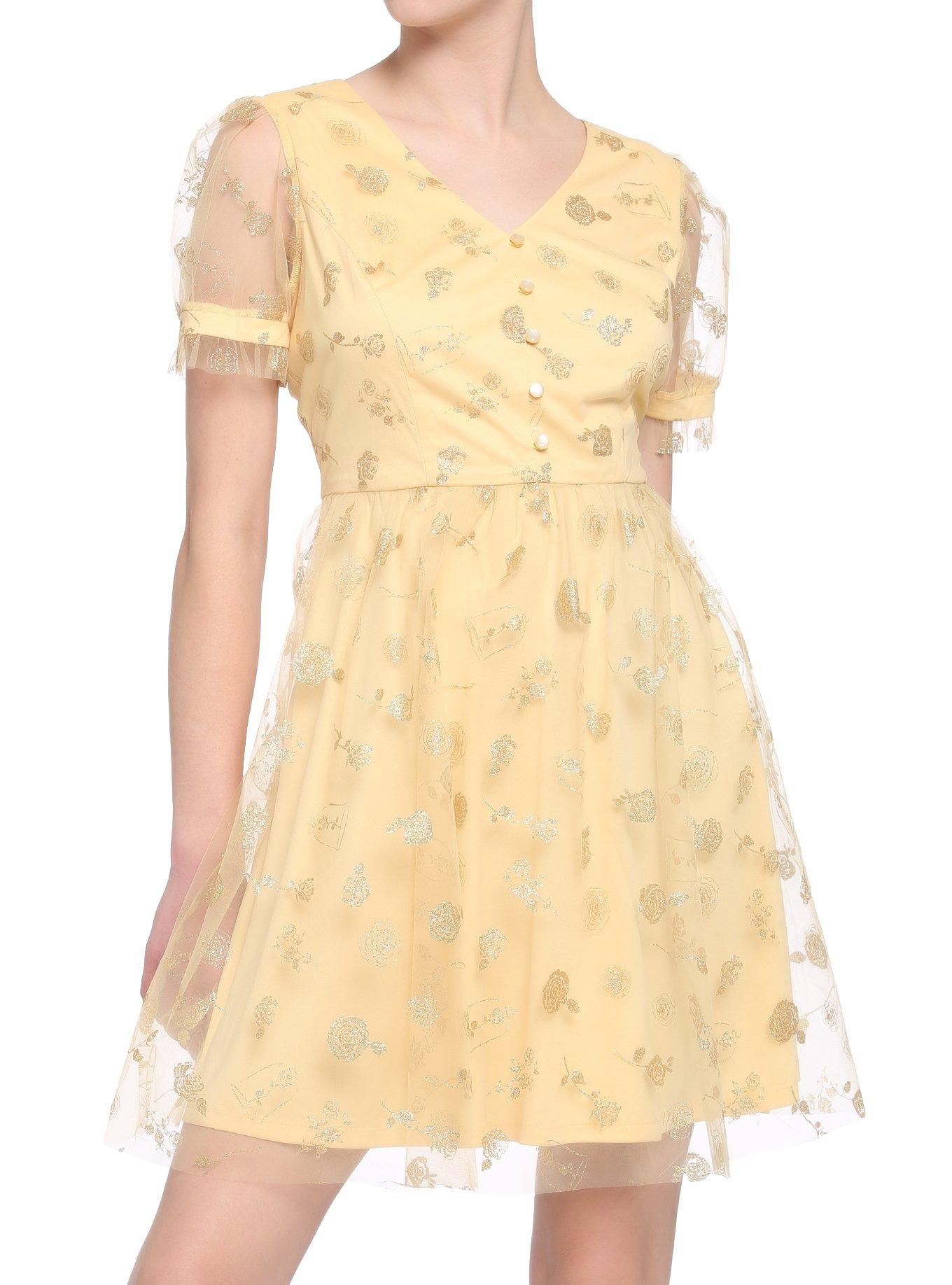 Disney Beauty The Beast Belle Dress Hottopic