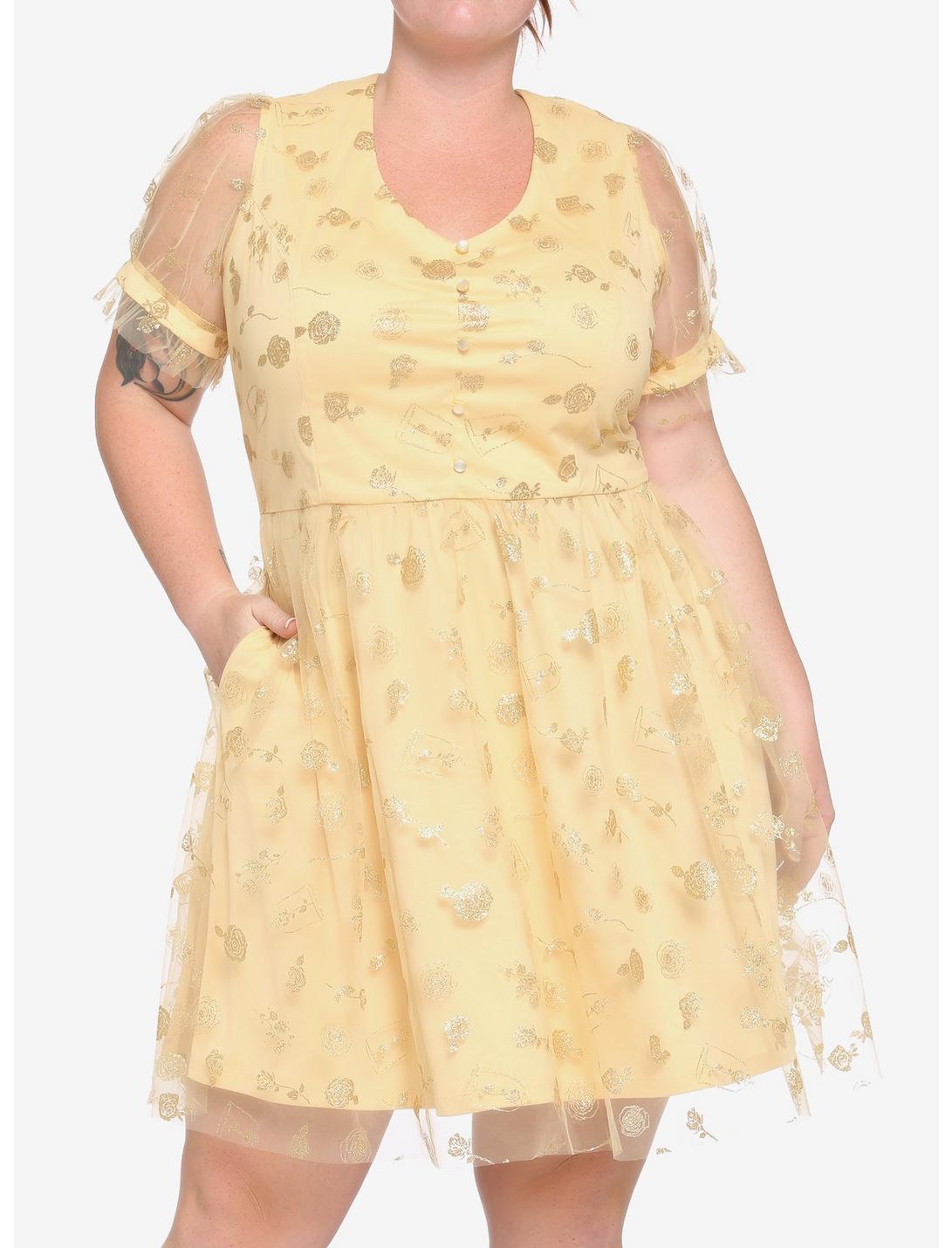 Disney Beauty & The Beast Belle Dress Plus Size, MULTI, hi-res