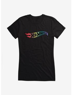 Hot Wheels Pride Rainbow Flag Logo T-Shirt, BLACK, hi-res