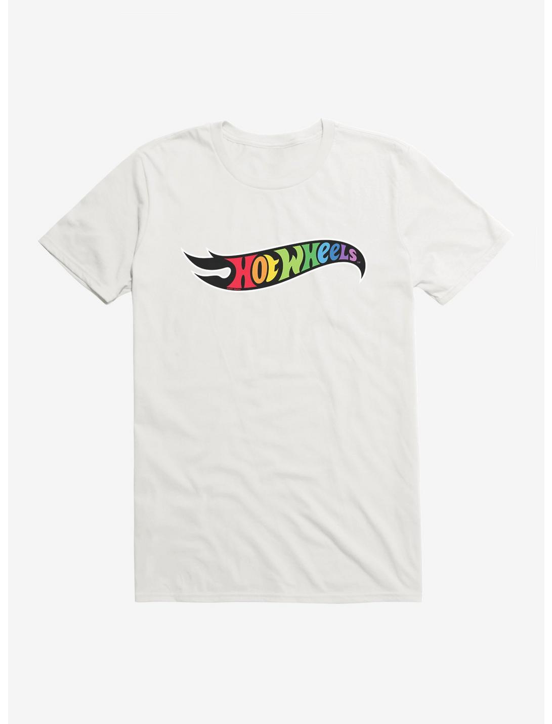Hot Wheels Pride Rainbow Letters Logo T-Shirt, , hi-res
