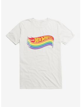 Hot Wheels Pride Rainbow Stacked Logo T-Shirt, , hi-res