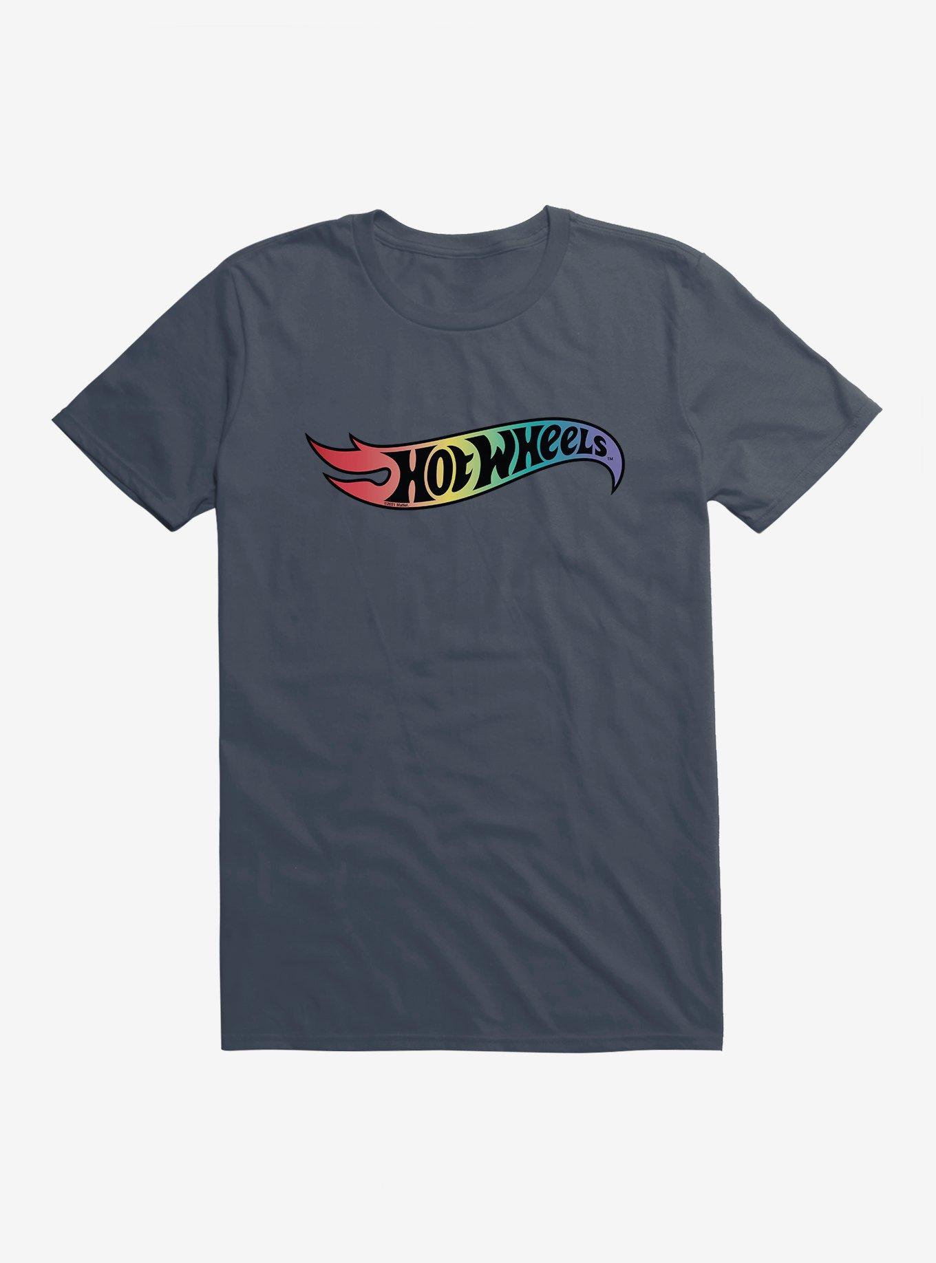 Hot Wheels Pride Rainbow Flag Logo T-Shirt, , hi-res