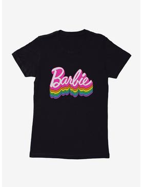 Plus Size Barbie Logo Pride Rainbow Shadow T-Shirt, , hi-res