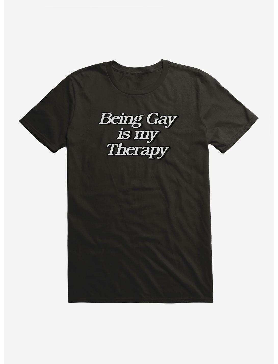 Being Gay Is My Therapy T-Shirt, , hi-res