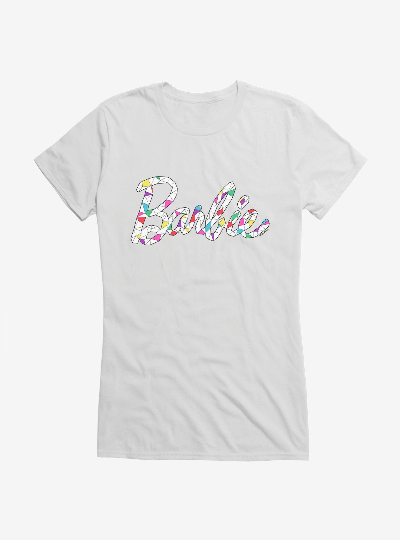 Barbie Faceted Pride Colors T-Shirt, WHITE, hi-res