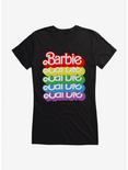Barbie Pride Rainbow 80s Vintage Logo T-Shirt, BLACK, hi-res
