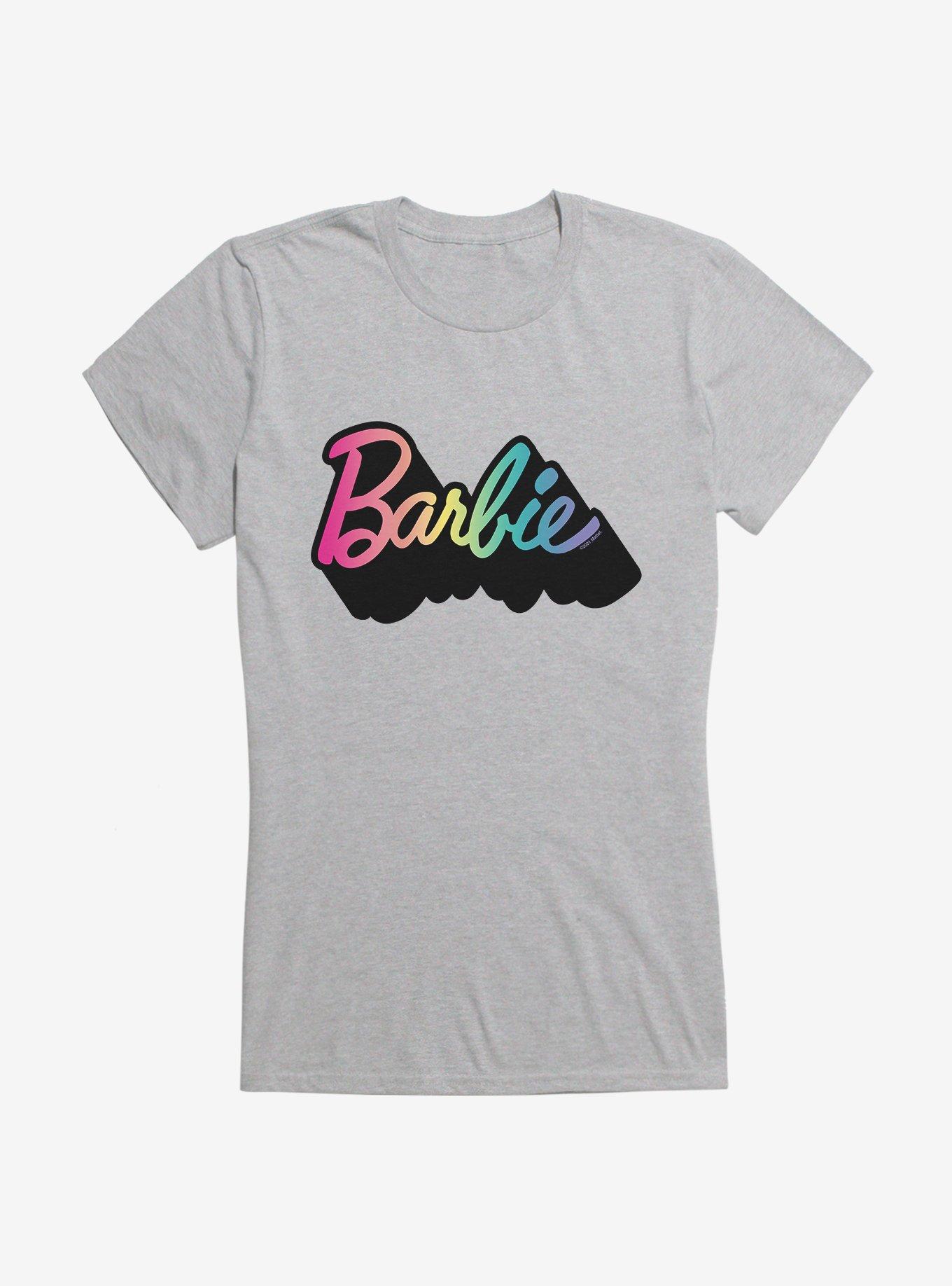 Barbie Pride Rainbow 3D Black Shadow Logo T-Shirt, , hi-res