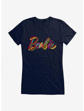 Barbie Pride Rainbow Signature T-Shirt, NAVY, hi-res