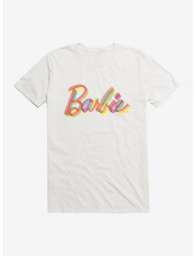 Barbie Pride Rainbow Signature T-Shirt, WHITE, hi-res