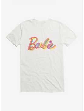 Barbie Pride Rainbow Signature T-Shirt, WHITE, hi-res