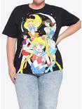 Sailor Moon Sailor Guardians Group Girls T-Shirt Plus Size, MULTI, hi-res