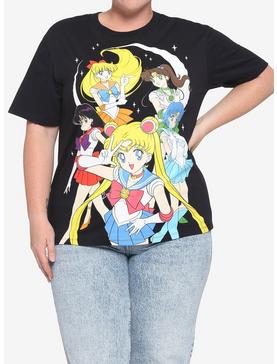 Sailor Moon Sailor Guardians Group Girls T-Shirt Plus Size, , hi-res
