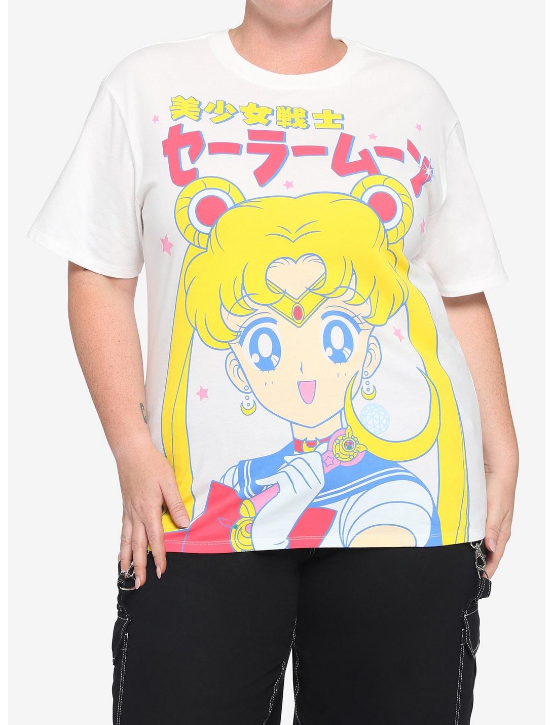 Sailor Moon Japanese Usagi Girls T-Shirt Plus Size, MULTI, hi-res