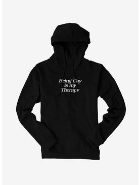 Being Gay Is My Therapy Hoodie, , hi-res