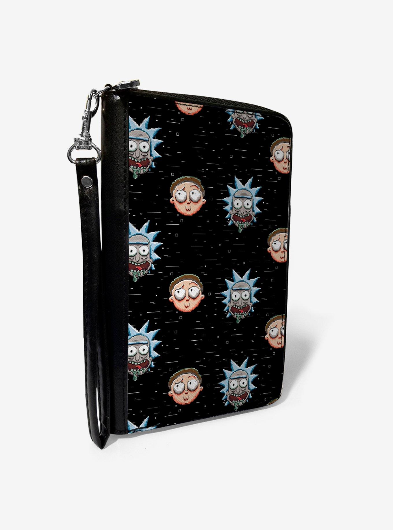 Rick And Morty Pixelverse Zip Around Wallet