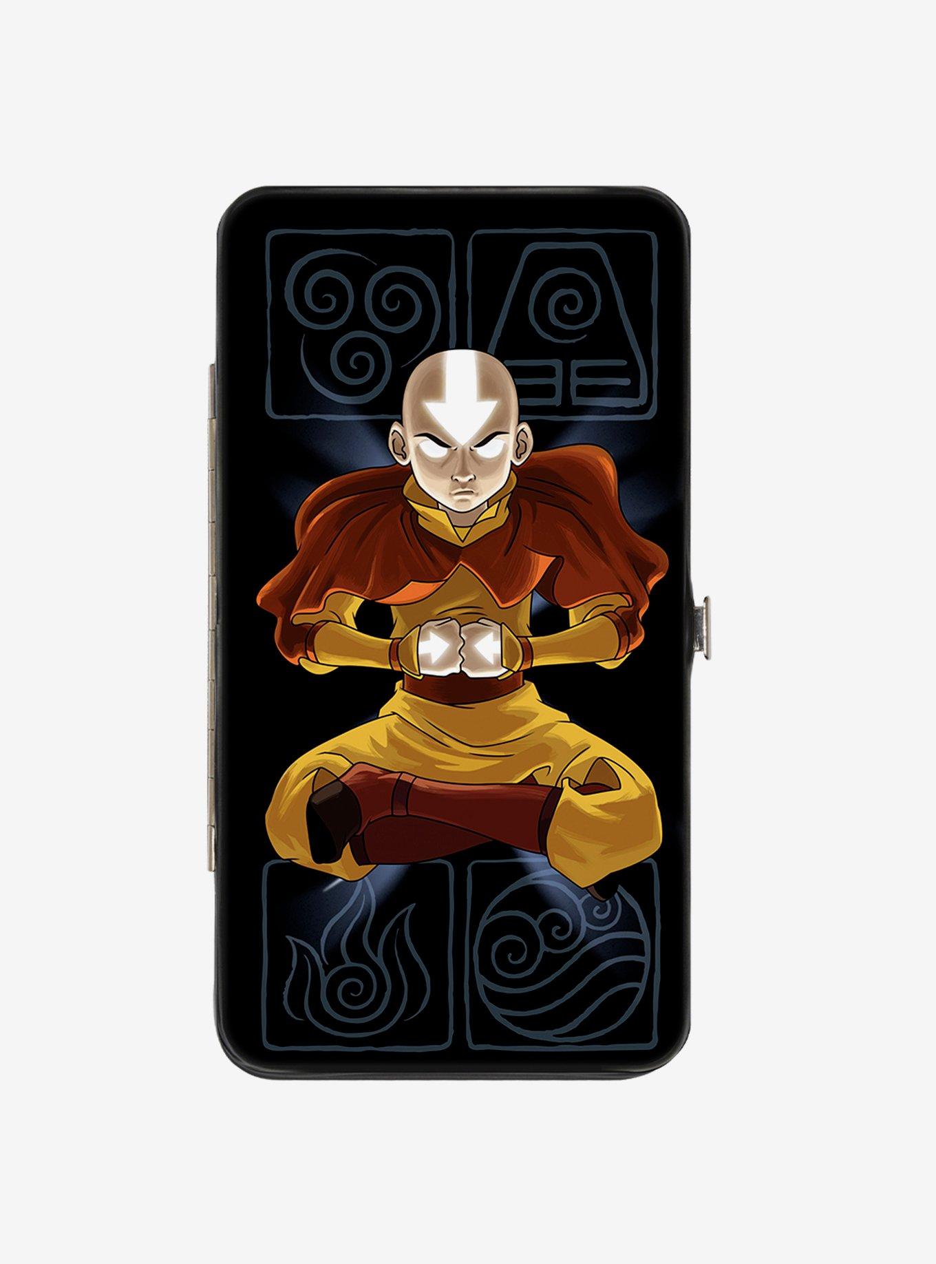 Avatar: The Last Airbender Aang Meditating Hinge Wallet, , hi-res