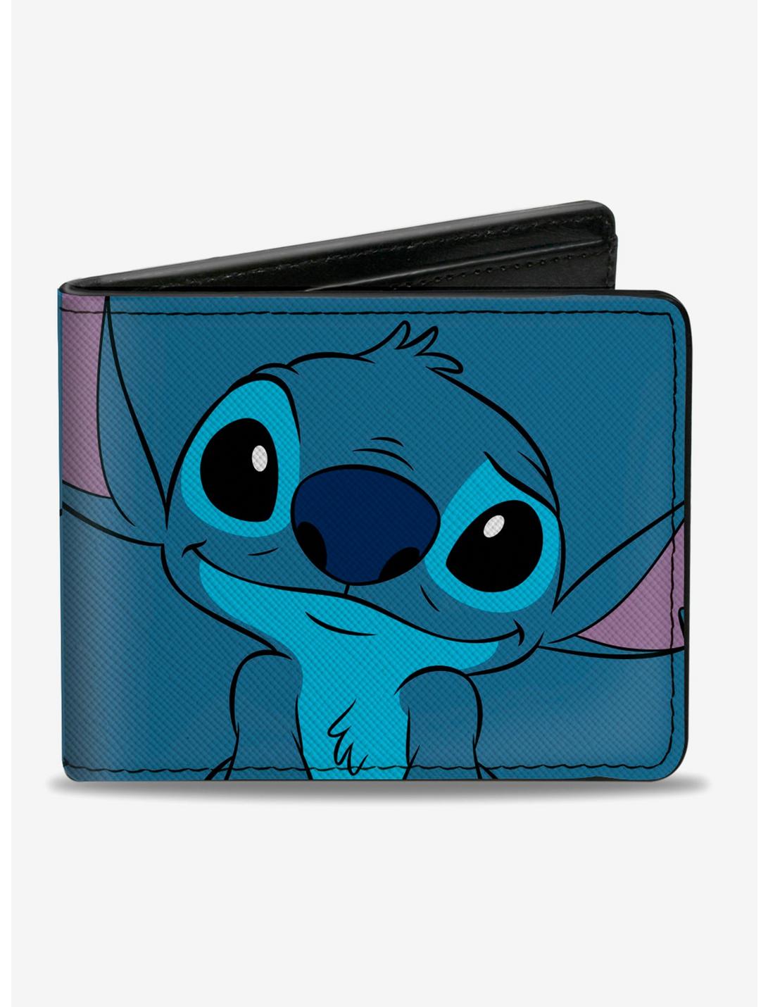 Disney Lilo & Stitch Stitch Close Up Bifold Wallet, , hi-res