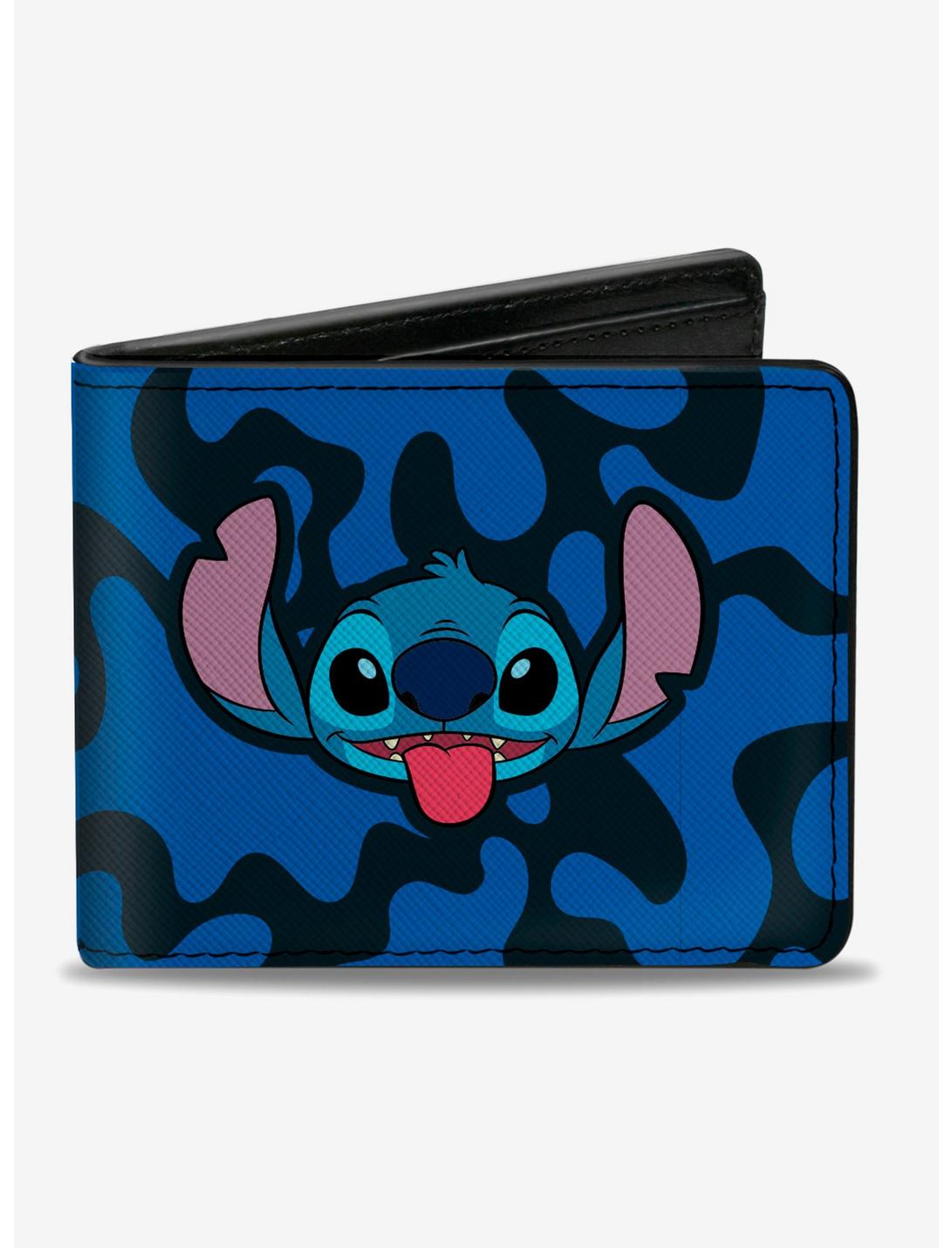 Plus Size Disney Lilo & Stitch Stitch Tongue Out Bifold Wallet, , hi-res