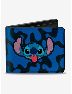 Plus Size Disney Lilo & Stitch Stitch Tongue Out Bifold Wallet, , hi-res