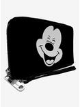 Disney Mickey Mouse Smiling Zip Around Wallet, , hi-res