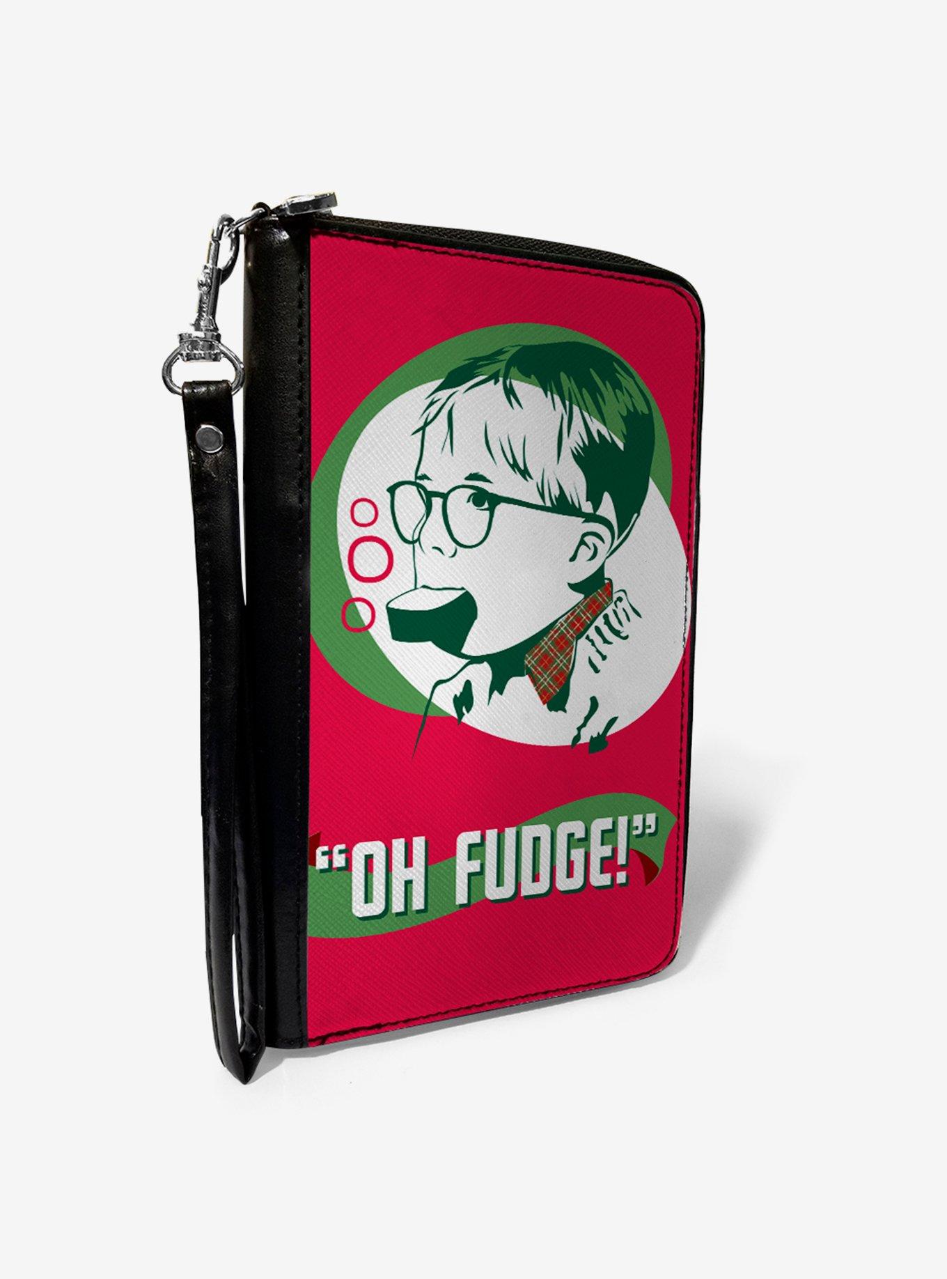 A Christmas Story Ralphie Oh Fudge Zip Around Wallet, , hi-res