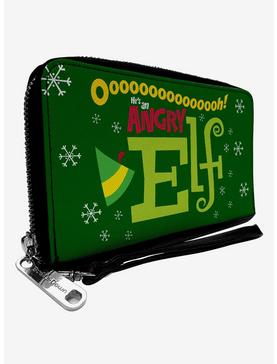 Elf Oh Hes An Angry Elf Zip Around Wallet, , hi-res