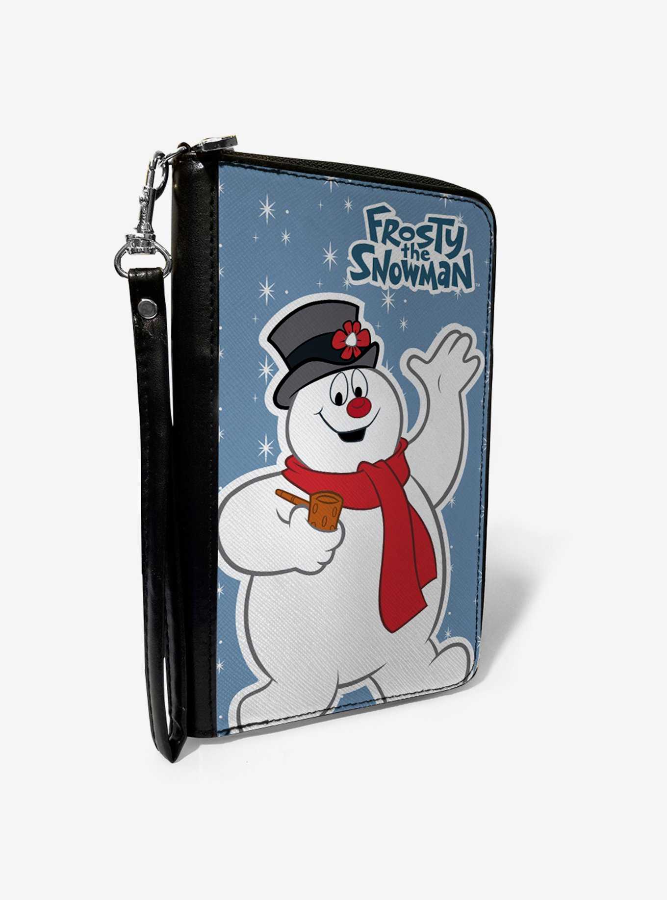 Frosty The Snowman Waving Zip Around Wallet, , hi-res