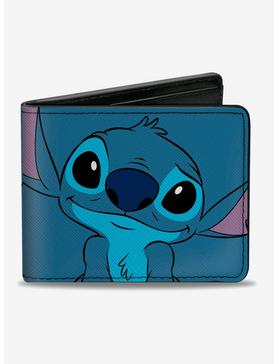 Plus Size Disney Lilo & Stitch Stitch Close Up Bifold Wallet, , hi-res