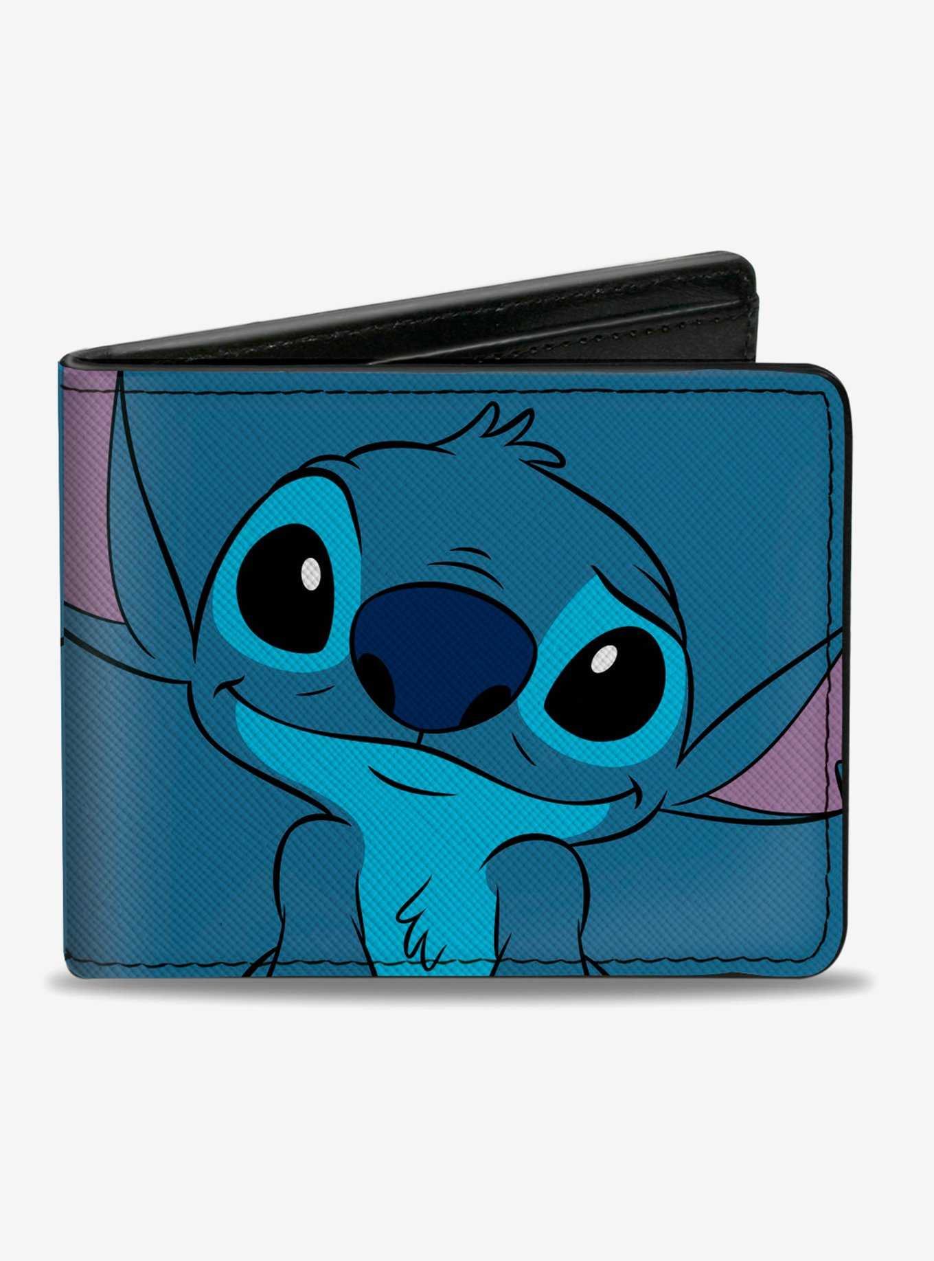 Disney Lilo & Stitch Stitch Close Up Bifold Wallet, , hi-res
