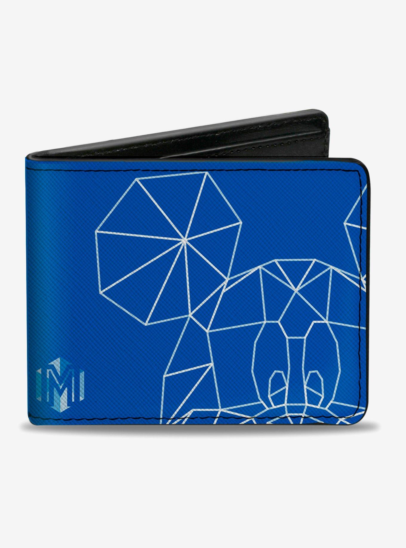 Disney Mickey Mouse Kaleidoscope Blueprint Bifold Wallet, , hi-res