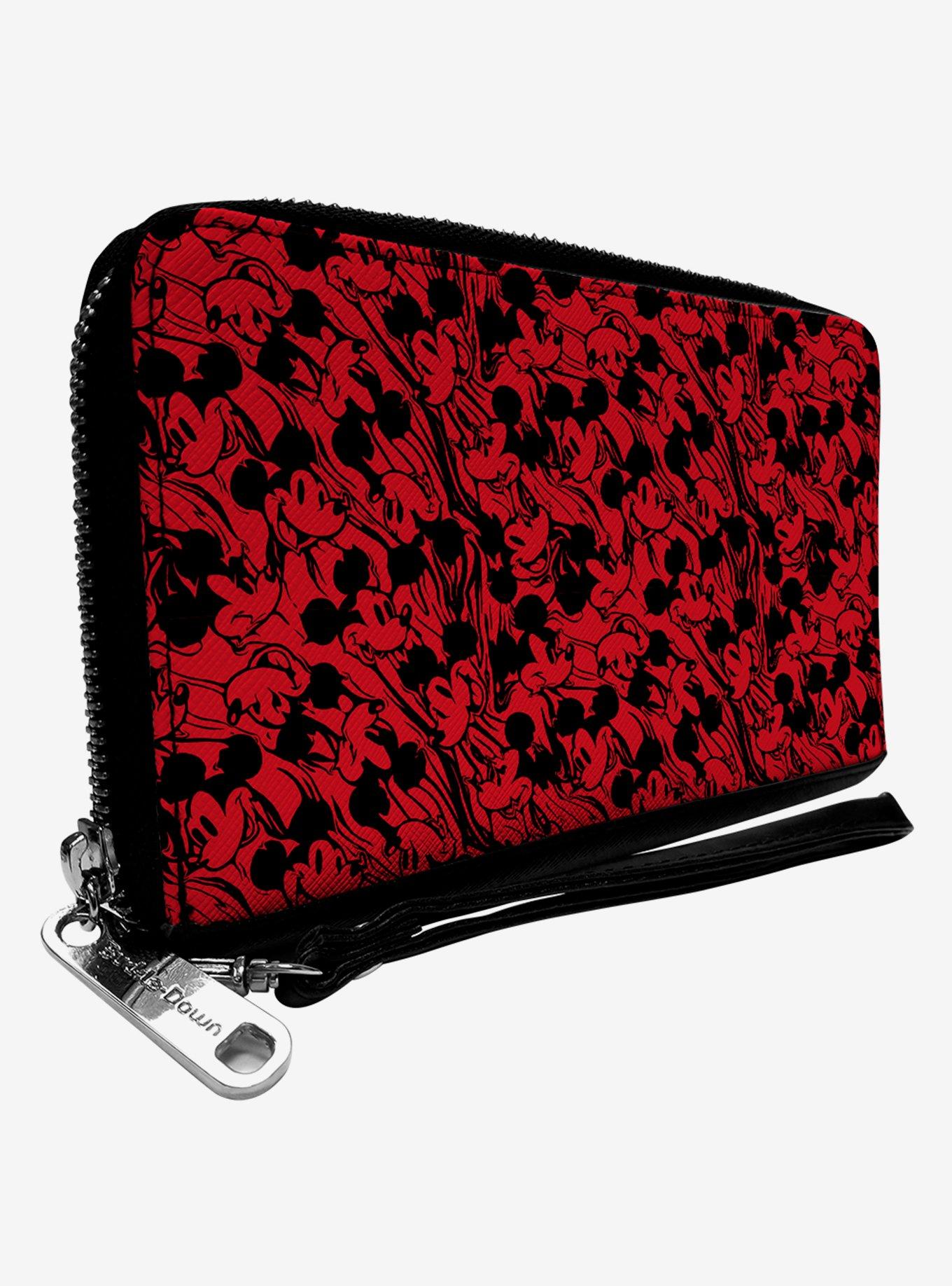 Disney Mickey Mouse Melting Zip Around Wallet, , hi-res