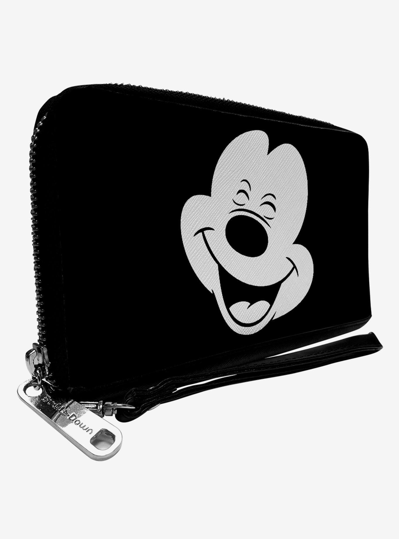 Disney Mickey Mouse Smiling Zip Around Wallet, , hi-res