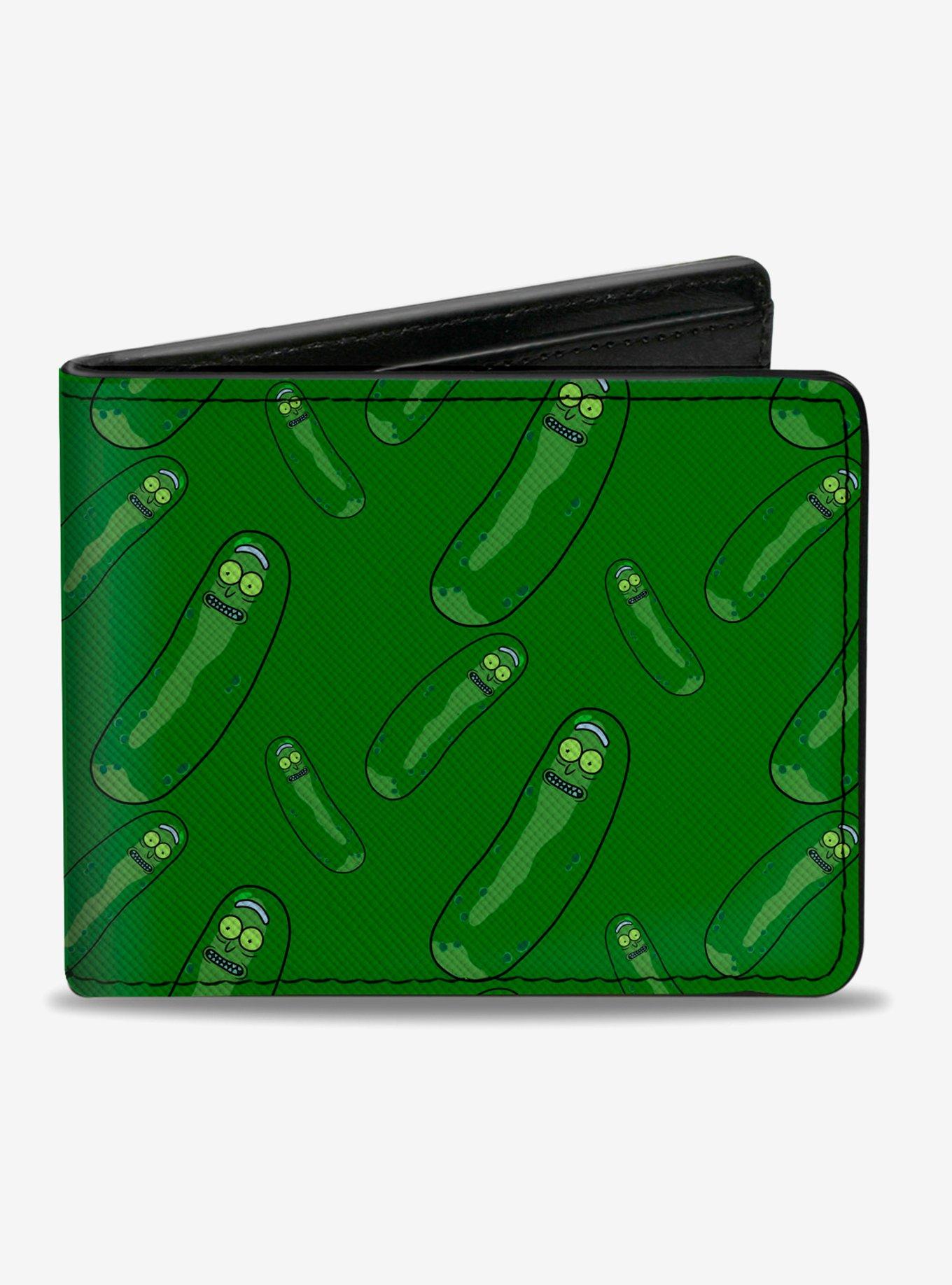 Rick And Morty Pickle Rick Toss Print Bifold Wallet, , hi-res