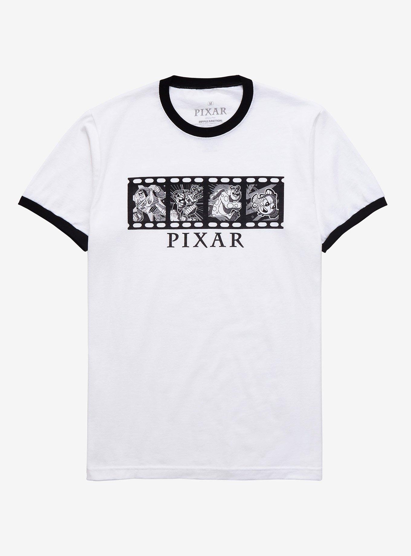 Disney Pixar Film Strip Ringer T-Shirt - BoxLunch Exclusive | BoxLunch