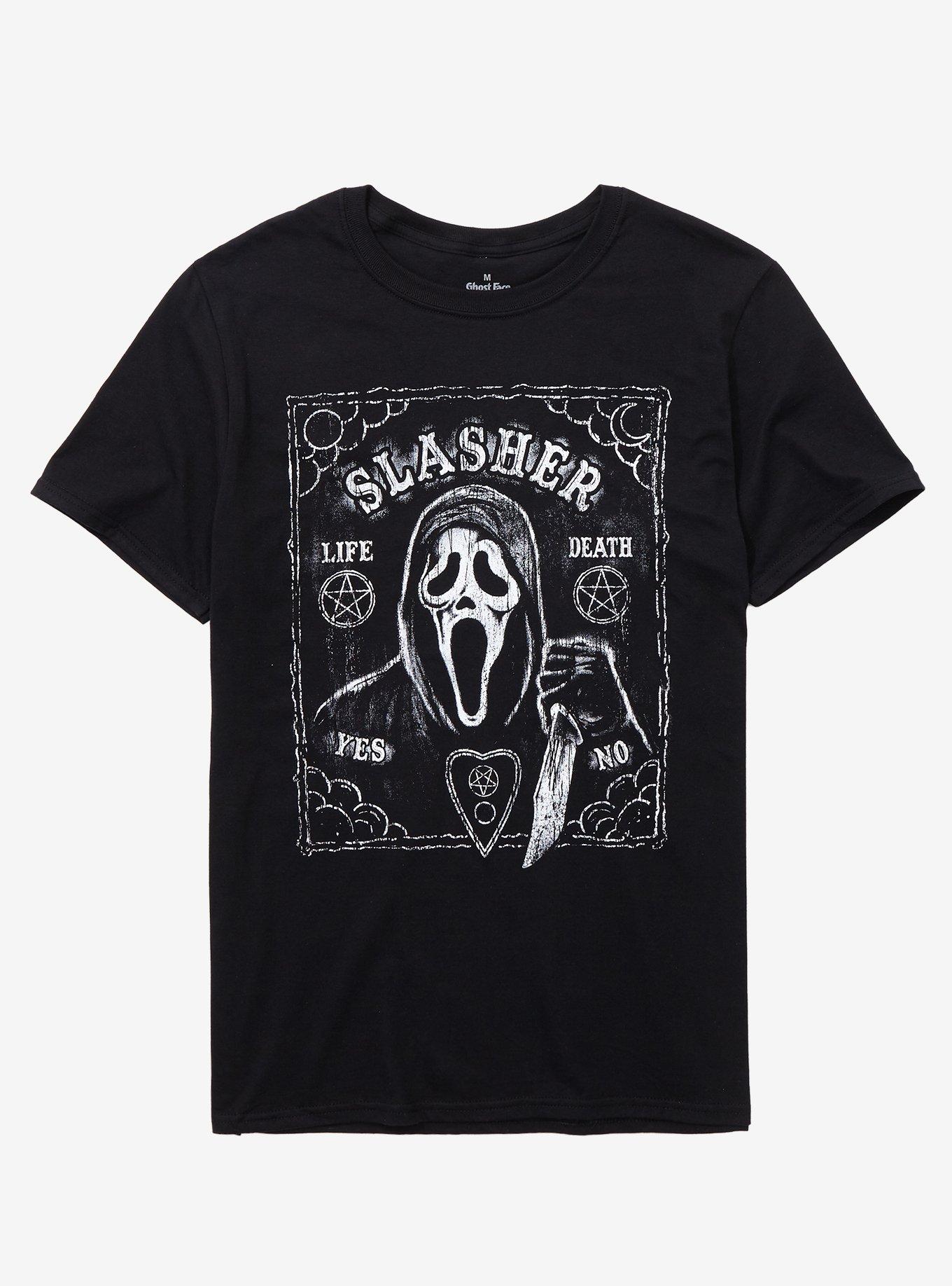 Scream Ghostface Slasher Yes or No T-Shirt - BoxLunch
