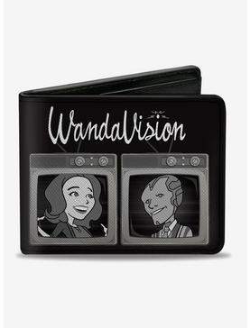 Marvel Wandavision Cartoon Scarlet Witch And Vision Block Bifold Wallet, , hi-res