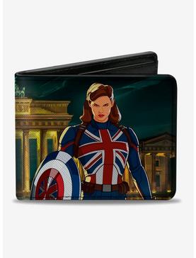 Marvel What If...? Captain Carter Shield Bifold Wallet, , hi-res