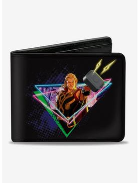 Marvel What If...? Party Thor Neon Hammer Bifold Wallet, , hi-res