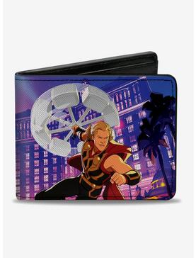 Marvel What If...? Party Thor Spinning Hammer Bifold Wallet, , hi-res