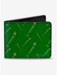 Rick And Morty Pickle Rick Toss Print Bifold Wallet, , hi-res