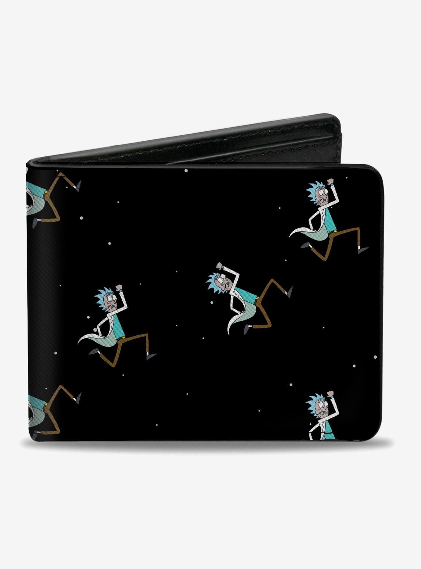 Rick And Morty Rick Running In Space Bifold Wallet, , hi-res